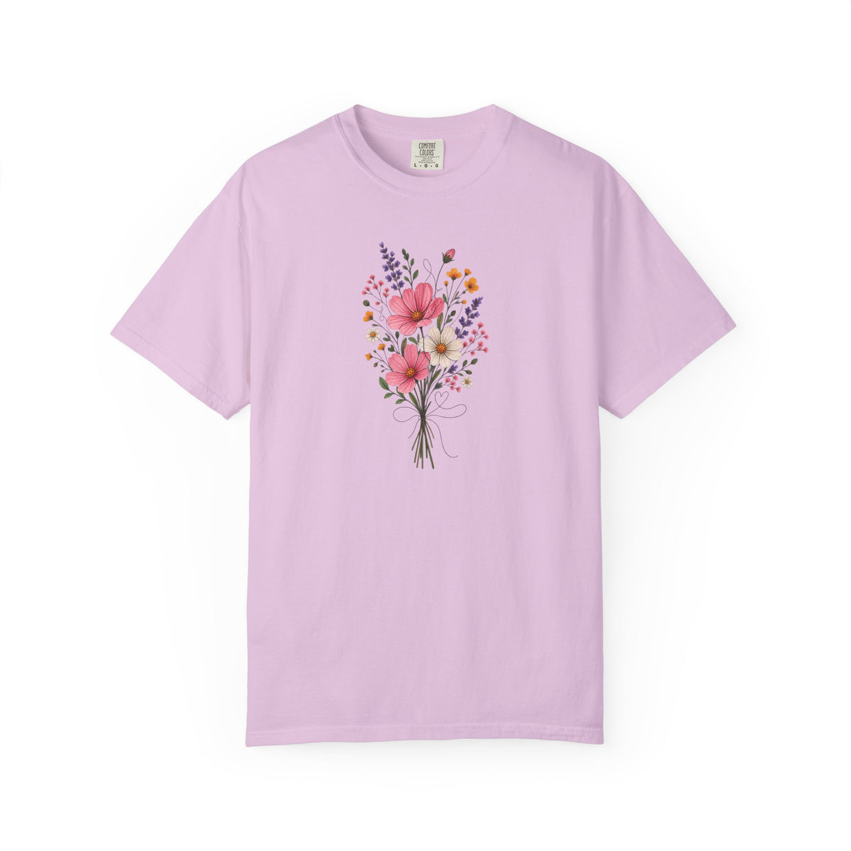 Bouquet Women's Garment-Dyed T-Shirt | Relaxed Unisex Cotton Tee
