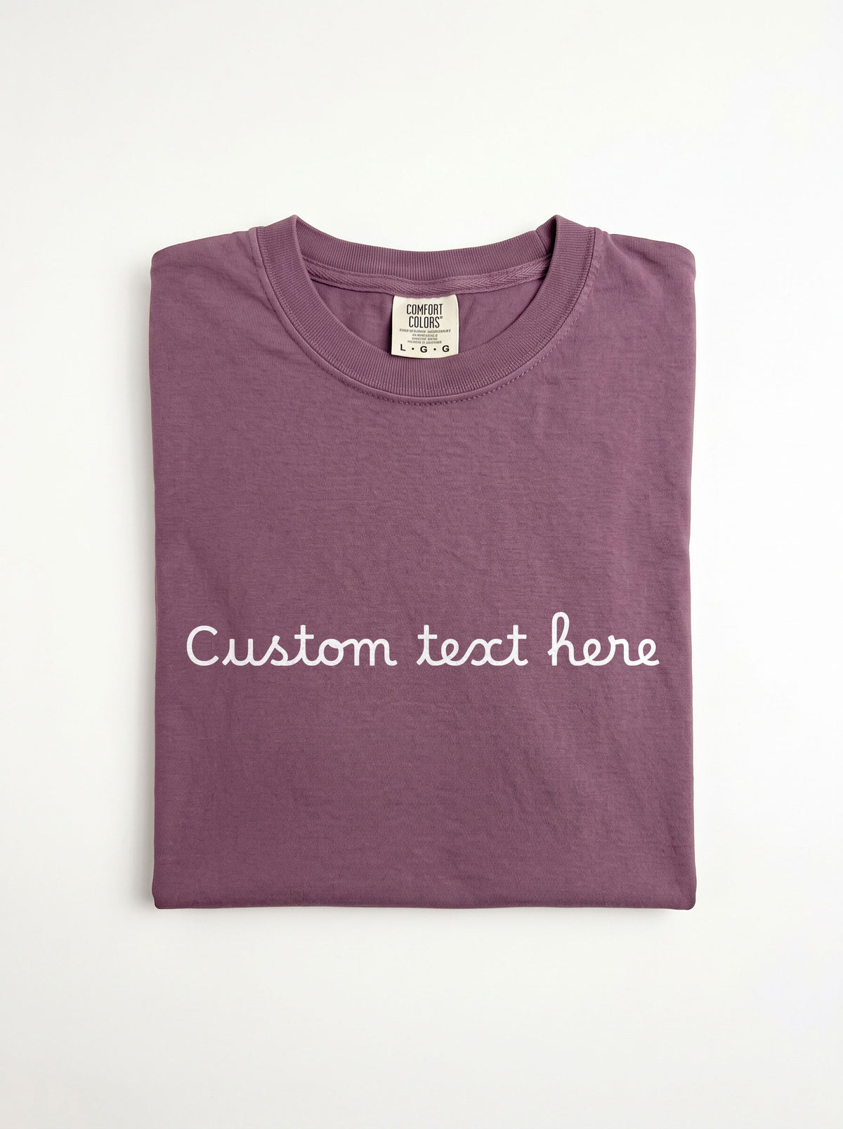 Personalized Custom Text Unisex Garment-Dyed T-Shirt